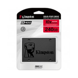 Unidad de estado solido SSD 240GB 2.5" SATA3 Kingston A400 / SA400S37/240G