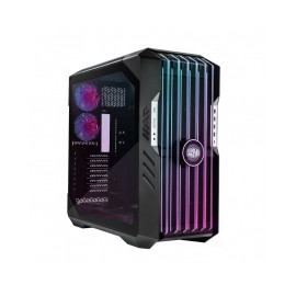 Gabinete Cooler Master HAF 700 EVO / E-ATX / Carcasa de policarbonato de alto flujo de aire con pantalla LCD personalizable IRI