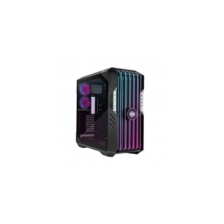 Gabinete Cooler Master HAF 700 EVO / E-ATX / Carcasa de policarbonato de alto flujo de aire con pantalla LCD personalizable IRI