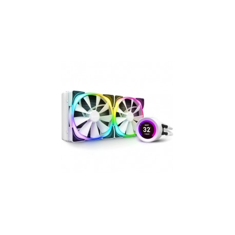 Enfriamiento Liquido NZXT Kraken Z63 RGB White / 280mm 140mmx2 / Pantalla 24 Bits / Intel y AMD / RL-KRZ63-RW