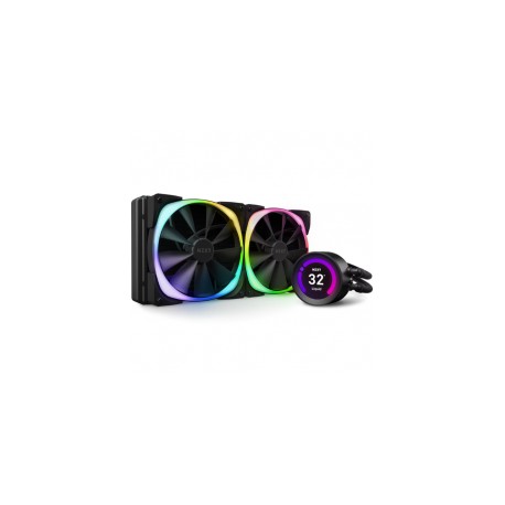 nfriamiento Liquido NZXT Kraken Z63 RGB Black / 280mm 140mmx2 / Pantalla 24 Bits / Intel y AMD / RL-KRZ63-R1