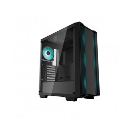 Gabinete Gamer DeepCool CC560 LED / Cristal Templado / Midi-Tower, Mini-ITX/Micro-ATX/ATX / USB 2.0/3.0 / Sin Fuente / 4 Ventil