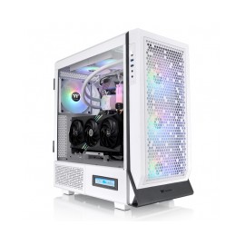 Gabinete Thermaltake Ceres 500 TG ARGB Snow / Midi-Tower, ATX/E-ATX/Micro ATX/Mini-ITX / Cristal Templado / USB 3.0 / Sin Fuent