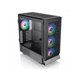 Gabinete Thermaltake Ceres 500 TG ARGB / Cristal Templado / Midi-Tower, ATX/E-ATX/Micro ATX/Mini-ITX / USB 3.0 / Sin Fuente / 4