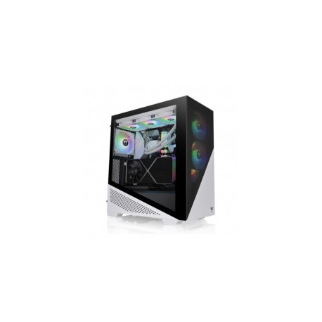 Gabinete Thermaltake Divider 370 TG Snow ARGB / Midi-Tower, ATX/Micro-ATX/Mini-ITX / Cristal Templado / USB 3.0 / Sin Fuente / 