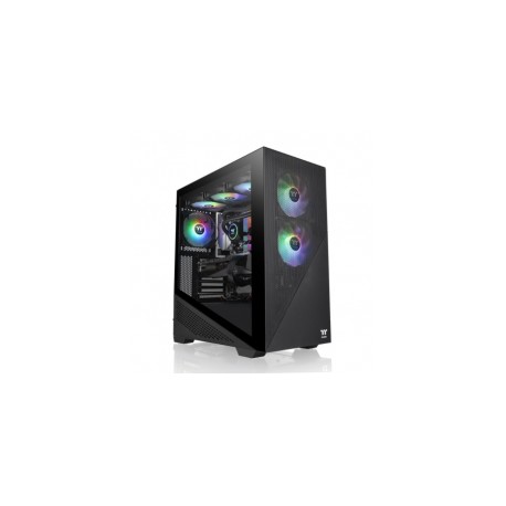 Gabinete Thermaltake Divider 370 TG Black ARGB / Midi-Tower, ATX/Micro-ATX/Mini-ITX / Cristal Templado / USB 3.0 / Sin Fuente /