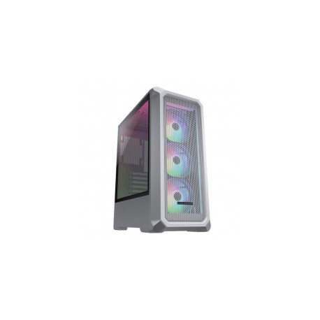 Gabinete Cougar Archon 2 Mesh RGB White / Panel frontal Mesh / Panel lateral Cristal Templado / 3 Ventiladores ARGB incluidos /