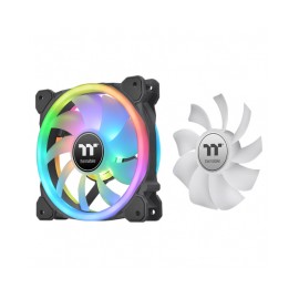 Kit 3 Ventiladores Thermaltake Swafan 12 RGB / 120mm / 500-2000RPM / Color Negro / 3 Piezas / CL-F137-PL12SW-A