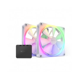 KIT 2 VENTILADOR NZXT 14CM F140 WHITE + CONTROL RGB/RF-R14DF-W1