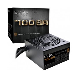 Fuente de poder 700W Certificacion 80+ Bronze EVGA 700BR 100-BR-0700-K1