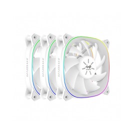 Kit de ventiladores InWin Sirius Extreme Pure ASE120P / paquete triple IW-FN-ASE120P-3PK / color blanco / 120 x 120 x 25 mm / P