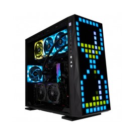 Gabinete InWin 309 RGB Black / Cristal Templado / USB 3.1 / Audio HD / ATX / Panel Frontal RGB Personalizable