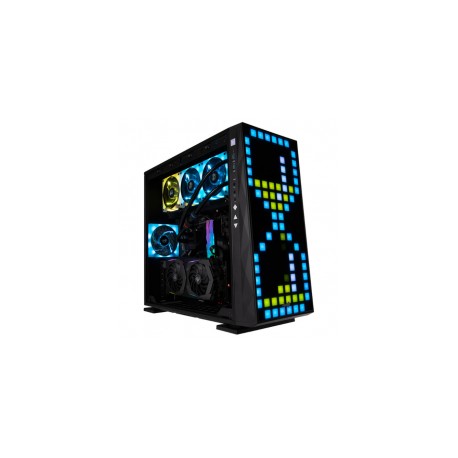 Gabinete InWin 309 RGB Black / Cristal Templado / USB 3.1 / Audio HD / ATX / Panel Frontal RGB Personalizable