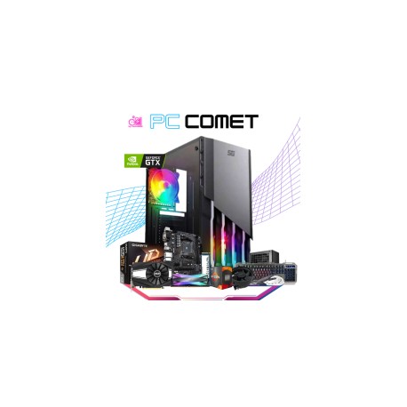 PC COMET / AMD RYZEN 5 5500 / GTX 1660 SUPER / 16GB RAM / 500GB SSD M.2 NVME / FUENTE 700W 80+ BRONZE / PROMOCION