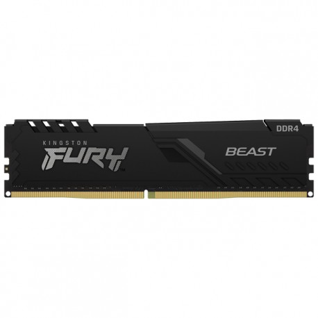 Memoria RAM DDR4 32GB 1X32 3200MHz Kingston Fury Beast 1 Modulo Negro