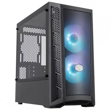 Gabinete Cooler Master Masterbox MB311L ARGB / Cristal Templado / 2 Ventiladores ARGB / Mini Torre / Micro-ATX / USB 3.0 / MCB-