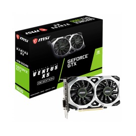 Tarjeta de video NVIDIA GeForce GTX 1650 4GB GDDR6 / MSI VENTUS D6 XS OC / HDMI, DP, DVI / DUAL FAN / SOLO PARA VENTA EN ENSAMB