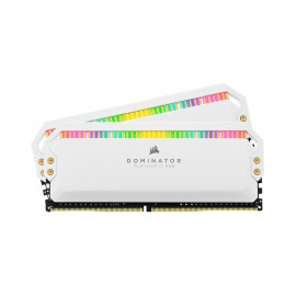 Memoria RAM 16GB DDR4 Corsair Dominator Platinum RGB White 3200Mhz / Kit 2x8GB / CMT16GX4M2C3200C16W