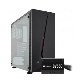 Gabinete Corsair SPEC 05 / Cristal Acrílico / CV550 80+ BRONZE / 1 Ventilador Incluido / ATX