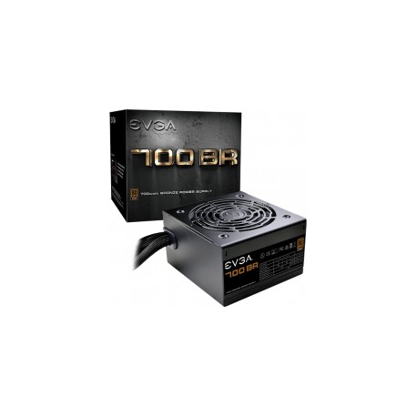 Fuente de poder 700W Certificacion 80+ Bronze EVGA 700BR 100-BR-0700-K1