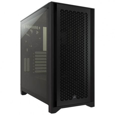 Gabinete Corsair 4000D AIRFLOW Negro / Cristal Templado / USB 3.1 / Audio HD / Incluye 2 Ventiladoresde 120mm / CC-9011200-WW