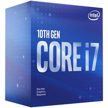 Procesador Intel Core i7-10700F 2.90GHz / 4.80GHz / 8 Nucleos / 16 Hilos / Socket LGA1200 / Intel 10TH Generación - BX807011070