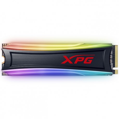 Unidad de estado solido SSD M.2 Nvme 512GB Adata XPG Spectrix S40G RGB - Lectura 3500MB/s Escritura 2400MB/s AS40G-512GT-C