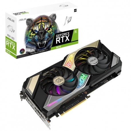 Tarjeta de Video ASUS KO GeForce RTX 3070 8GB GDDR6 / OC EDITION / KO-RTX3070-8G-V2-GAMING/ LHR