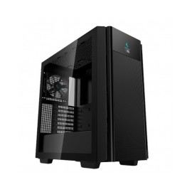 Gabinete DEEPCOOL CH510 MESH DIGITAL / Mini-ITX / Micro-ATX / ATX / E-ATX / Cristal Templado / Incluye 1 ventilador / Pantalla 