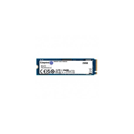 Unidad de Estado Solido M.2 KINGSTON / 250GB (SNV2S/250G) NV2 / PCIE 4.0, NVME / 2280