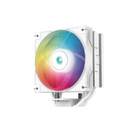 Disipador de torre Deepcool AG400 WH ARGB / Blanco / 120mm / AMD /  INTEL