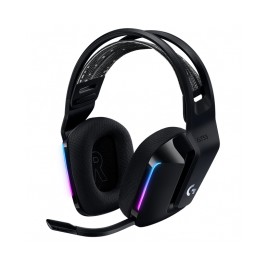 Diadema Gamer Logitech G733 Lightspeed Wireless RGB/ Microfono / RGB Lightsync/ Black - 981-000863