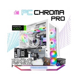 PC CHROMA PRO / AMD RYZEN 5 7600 / RTX 4060 TI 16GB / 32GB RAM DDR5 / 2TB SSD M.2 NVME / ENFRIAMIENTO LIQUIDO 240MM / FUENTE 75