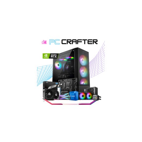 PC CRAFTER / INTEL CORE I7-12700 / RTX 3060 12GB / 32GB RAM / 1TB SSD M.2 NVME / ENFRIAMIENTO LIQUDIO 240MM / FUENTE 700W 80 PL