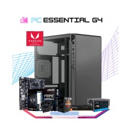 PC ESSENTIAL G4 / AMD RYZEN 5 5600G / RADEON VEGA GRAPHICS/ 8GB RAM / 250GB SSD M.2 NVME / DISIPADOR DE STOCK / FUENTE 500W / P