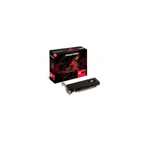 Tarjeta de Video Radeon RX 550 4GB / PowerColor / 4GB GDDR5 / low profile