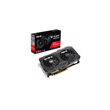 Tarjeta de video Radeon RX 6500 XT 4GB GDDR6 / ASUS TUF GAMING / HDMI, DP/ PCI-e 4.0 / Nuevo Chip RDNA 2 / TUF-RX6500XT-O4G-GAM