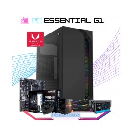 PC ESSENTIAL G1 / AMD RYZEN 5 5600G / 16GB RAM / 500GB SSD M.2 NVME / RADEON VEGA GRAPHICS / 500W / PROMOCION