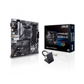 Tarjeta Madre Asus PRIME B550M-A AC / AM4 / AMD RYZEN 3000 SERIES / micro ATX