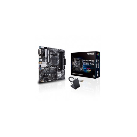 Tarjeta Madre Asus PRIME B550M-A AC / AM4 / AMD RYZEN 3000 SERIES / micro ATX