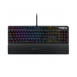 Teclado Gamer Asus TUF GAMING K3 RGB / Mecánico / USB 2.0 / Ingles / Reposamuñecas / gamerdays