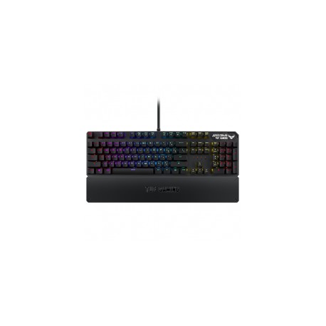 Teclado Gamer Asus TUF GAMING K3 RGB / Mecánico / USB 2.0 / Ingles / Reposamuñecas / gamerdays