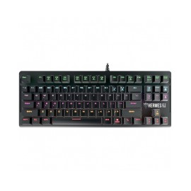 Teclado Gamer Mecanico Hermes E2 7 color / Mecánico / Switches Certificado por Gamdias / Retroiluminación con 7 colores / Ingle