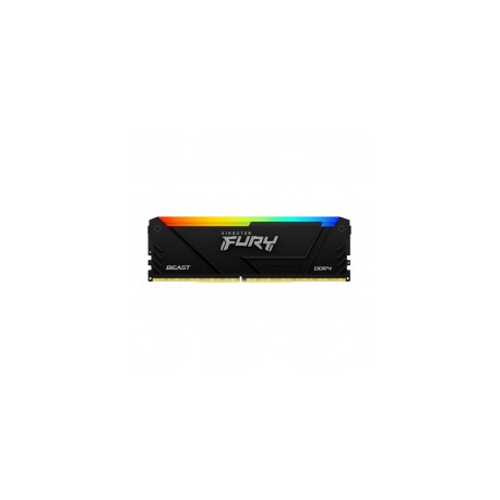 Memoria RAM Kingston FURY Beast RGB DDR4 / 8GB / 3200MT/s / Non-ECC / XMP / KF432C16BB2A/8