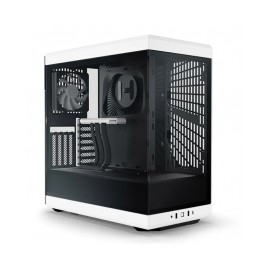 Gabinete HYTE Y40 / ATX Mid Tower / 2x 120mm ventiladores pre instalados / Cristal Templado panorámico moderno y estético con c