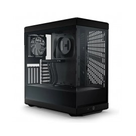 Gabinete HYTE Y40 / ATX Mid Tower / 2x 120mm ventiladores pre instalados / Cristal Templado panorámico moderno y estético con c