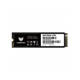 Unidad de Estado Solido SSD NVMe M.2 Predator GM7000 2TB, 7,400 / 6,700 MB/s, PCIe Gen 4.0 x 4, NVMe 1.4 - GM7000