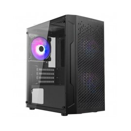 Gabinete Balam Rush Artic GI725 / RGB / Cristal Templado / Mini-Tower / Micro-ATX/Mini-ITX / USB 3.0/2.0 / Sin Fuente / 3 Venti