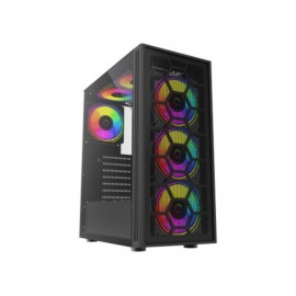 Gabinete Gamer Mini Torre ATX Dragonfly Mesh GM740 Azender Series