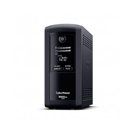 No Break CyberPower CP1000AVRLCDa / 1000VA / 600W / 8H / Hogar / Oficina / Consola / Gaming